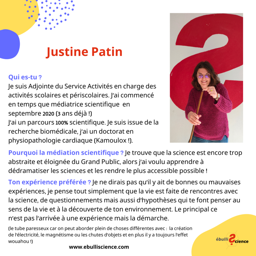 Portrait Justine Patin